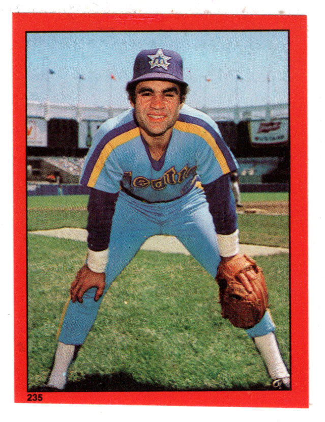 Julio Cruz - Seattle Mariners (MLB Baseball Card) 1982 Topps Stickers # 235 Mint