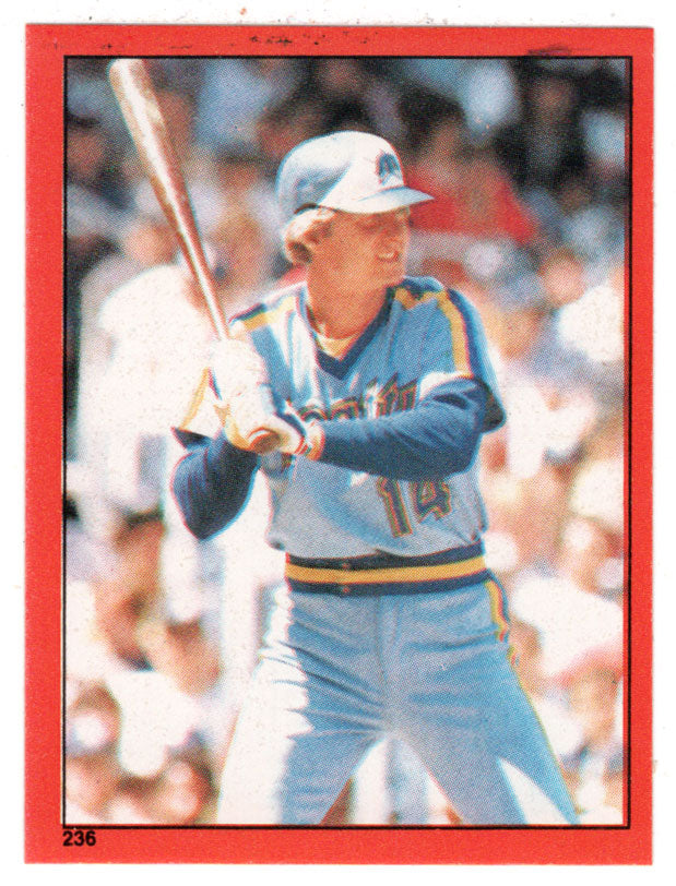 Tom Paciorek - Seattle Mariners (MLB Baseball Card) 1982 Topps Stickers # 236 Mint