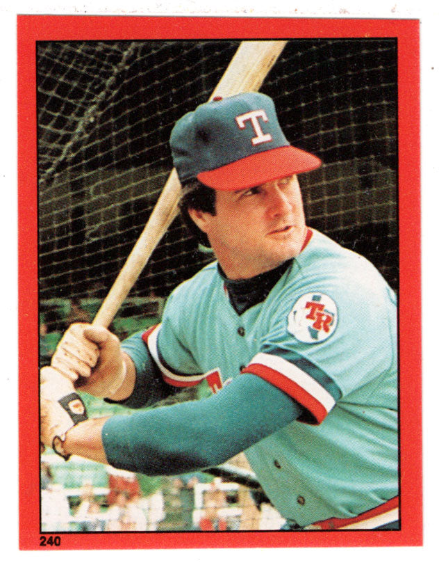 Jim Sundberg - Texas Rangers (MLB Baseball Card) 1982 Topps Stickers # 240 Mint