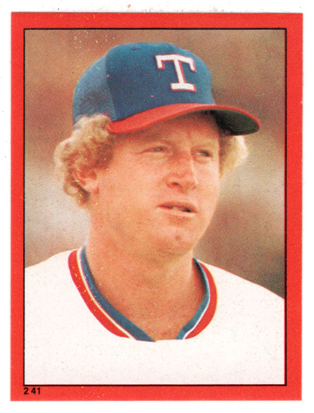 Pat Putnam - Texas Rangers (MLB Baseball Card) 1982 Topps Stickers # 241 Mint