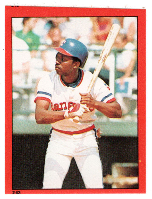 Mickey Rivers - Texas Rangers (MLB Baseball Card) 1982 Topps Stickers # 243 Mint
