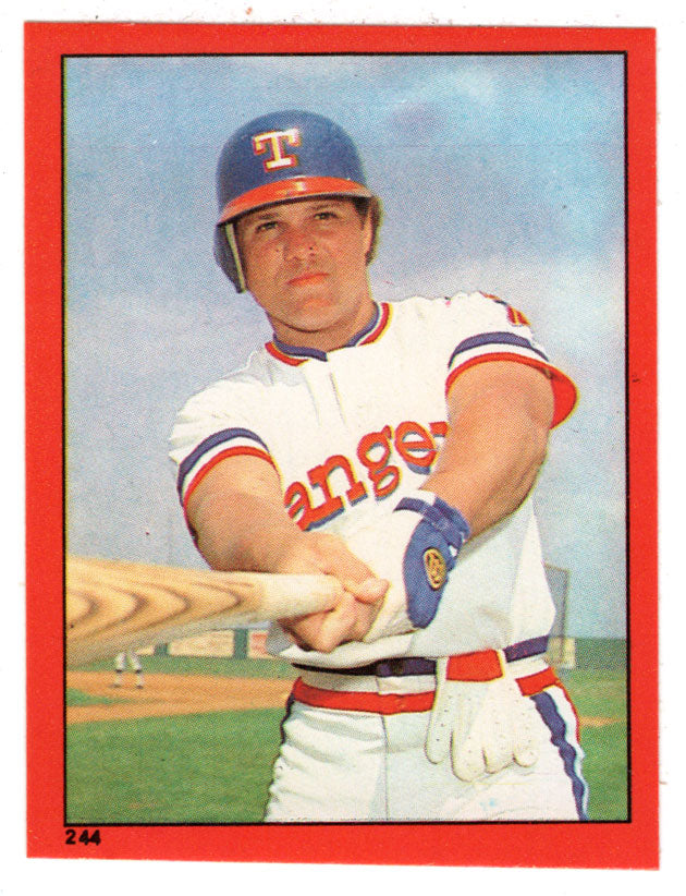 Bump Wills - Texas Rangers (MLB Baseball Card) 1982 Topps Stickers # 244 Mint