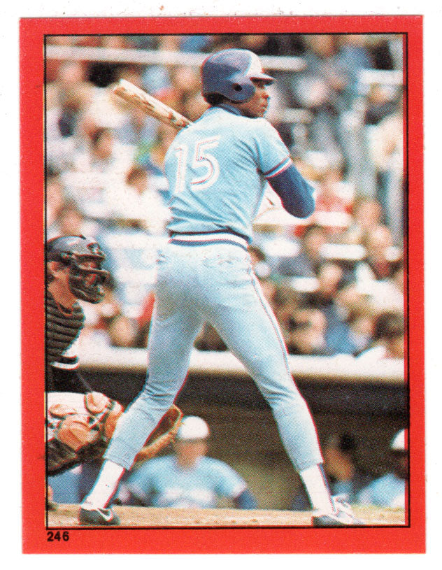 Lloyd Moseby - Toronto Blue Jays (MLB Baseball Card) 1982 Topps Stickers # 246 Mint