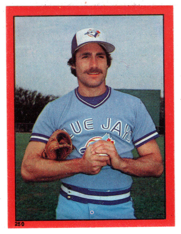 Dave Stieb - Toronto Blue Jays (MLB Baseball Card) 1982 Topps Stickers # 250 Mint