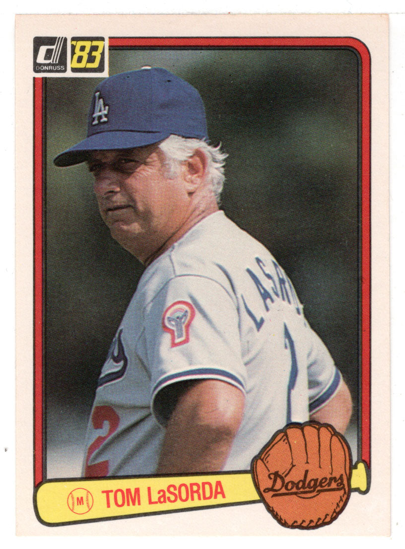 Tom Lasorda - Los Angeles Dodgers - Manager (MLB Baseball Card) 1983 Donruss # 136 NM/MT