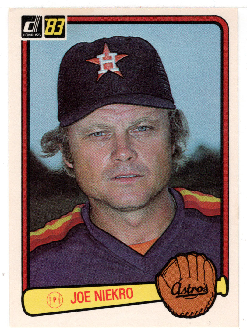 Joe Niekro - Houston Astros (MLB Baseball Card) 1983 Donruss # 470 NM/MT