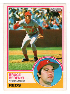 Bruce Berenyi - Cincinnati Reds (MLB Baseball Card) 1983 O-Pee-Chee # 139 VG-NM