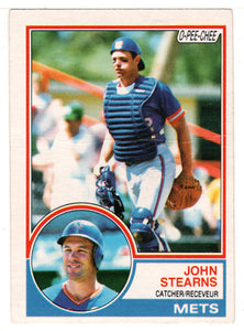 John Stearns - New York Mets (MLB Baseball Card) 1983 O-Pee-Chee # 212 VG-NM