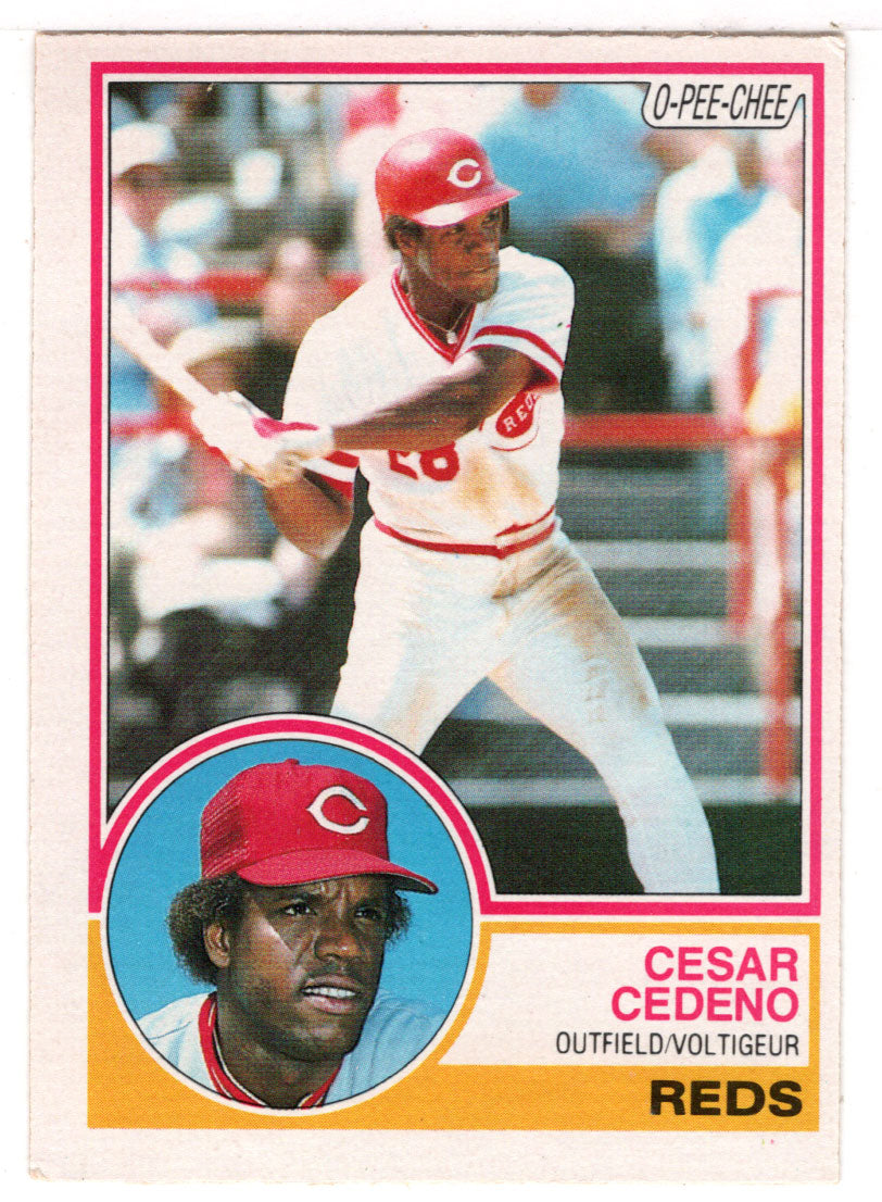 Cesar Cedeno - Cincinnati Reds (MLB Baseball Card) 1983 O-Pee-Chee # 238 VG-NM