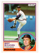 Bert Blyleven - Cleveland Indians (MLB Baseball Card) 1983 O-Pee-Chee # 280 VG-NM