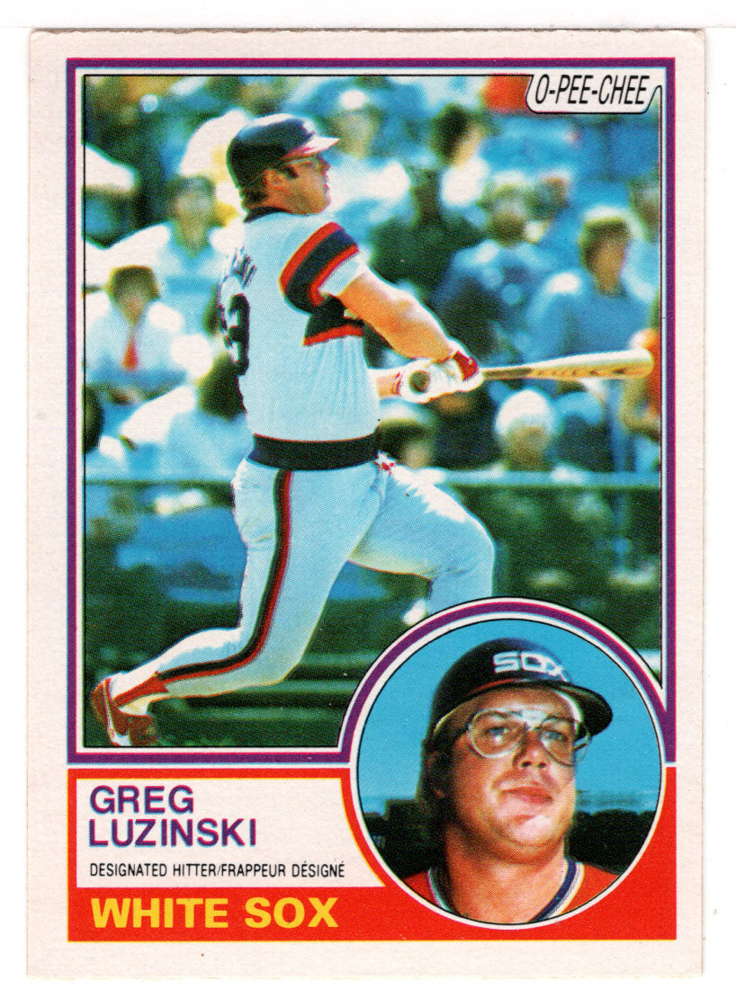 Greg Luzinski - Chicago White Sox (MLB Baseball Card) 1983 O-Pee-Chee # 310 VG-NM