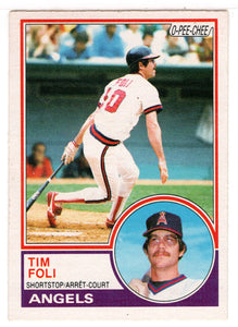 Tim Foli - California Angels (MLB Baseball Card) 1983 O-Pee-Chee # 319 VG-NM