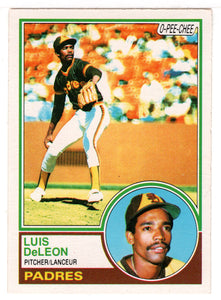 Luis DeLeon - San Diego Padres (MLB Baseball Card) 1983 O-Pee-Chee # 323 VG-NM