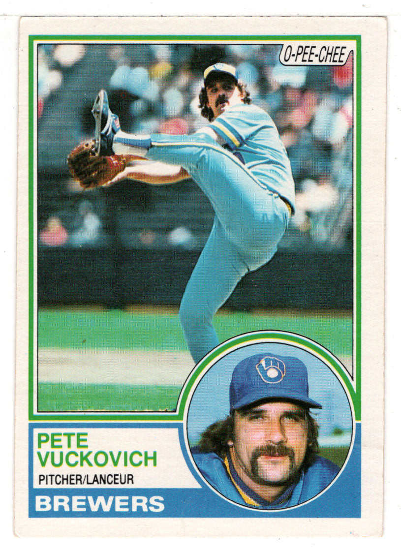 Pete Vuckovich - Milwaukee Brewers (MLB Baseball Card) 1983 O-Pee-Chee # 375 VG-NM