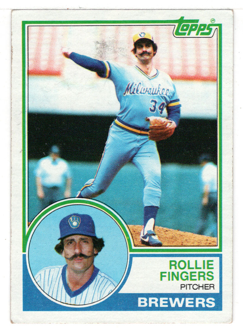Rollie Fingers - Milwaukee Brewers (MLB Baseball Card) 1983 Topps # 35 –  PictureYourDreams