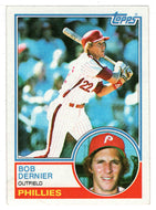 Bob Dernier - Philadelphia Phillies (MLB Baseball Card) 1983 Topps # 43 VG/NM