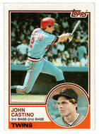 John Castino - Minnesota Twins (MLB Baseball Card) 1983 Topps # 93 VG/NM