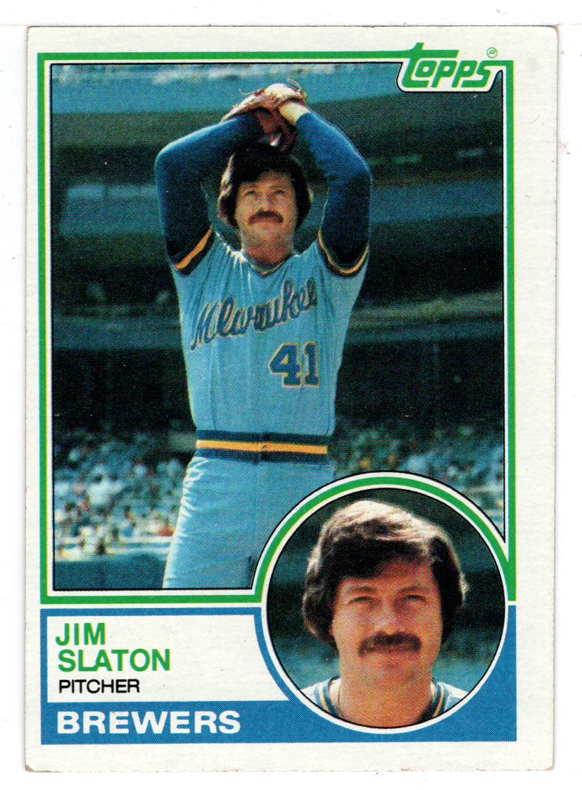 Jim Slaton - Milwaukee Brewers (MLB Baseball Card) 1983 Topps # 114 VG/NM