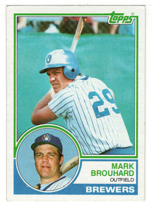 Mark Brouhard - Milwaukee Brewers (MLB Baseball Card) 1983 Topps # 167 VG/NM