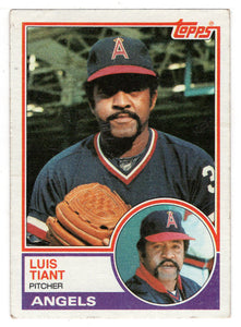 Luis Tiant - California Angels (MLB Baseball Card) 1983 Topps # 178 VG/NM