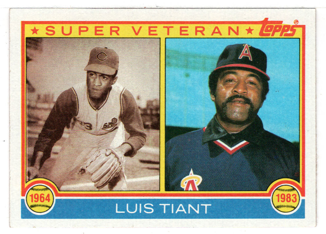 Luis Tiant - California Angels - Super Veteran (MLB Baseball Card) 1983 Topps # 179 VG/NM