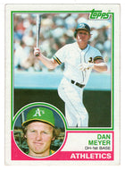 Dan Meyer - Oakland Athletics (MLB Baseball Card) 1983 Topps # 208 VG/NM