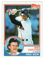 Dave Stapleton - Boston Red Sox (MLB Baseball Card) 1983 Topps # 239 VG/NM