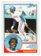 Lamar Johnson - Texas Rangers (MLB Baseball Card) 1983 Topps # 453 VG/NM