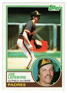 Joe Lefebvre - San Diego Padres (MLB Baseball Card) 1983 Topps # 644 VG/NM