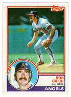 Bob Grich - California Angels (MLB Baseball Card) 1983 Topps # 790 VG/NM