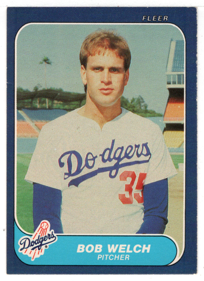 Bob Welch - Los Angeles Dodgers (MLB Baseball Card) 1986 Fleer # 146 Mint