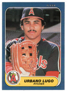 Urbano Lugo RC - California Angels (MLB Baseball Card) 1986 Fleer # 162 Mint