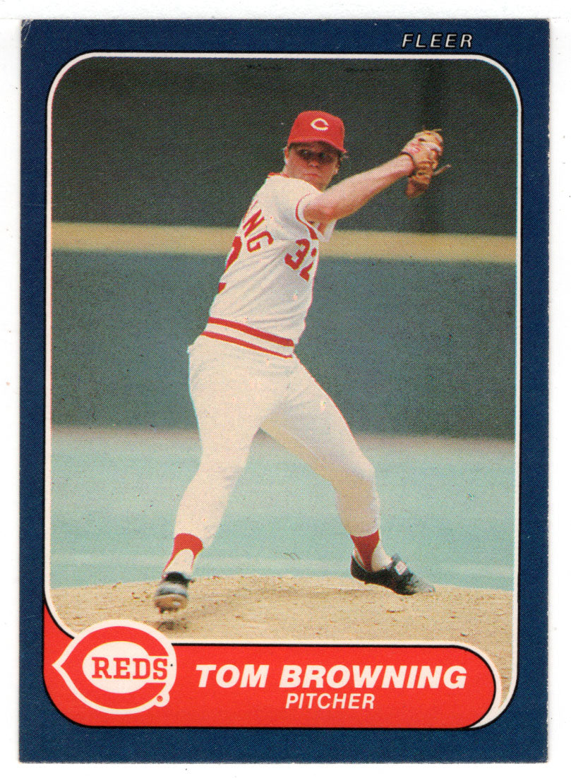 Tom Browning - Cincinnati Reds (MLB Baseball Card) 1986 Fleer # 173 Mint