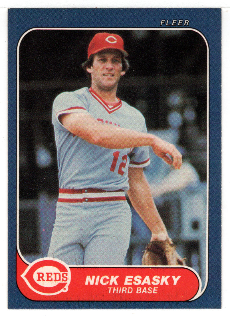 Nick Esasky - Cincinnati Reds (MLB Baseball Card) 1986 Fleer # 177 Mint