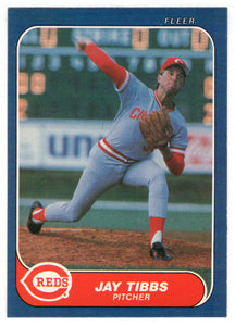 Jay Tibbs - Cincinnati Reds (MLB Baseball Card) 1986 Fleer # 194 Mint