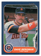 Dave Bergman - Detroit Tigers (MLB Baseball Card) 1986 Fleer # 222 Mint