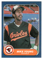 Mike Young - Baltimore Orioles (MLB Baseball Card) 1986 Fleer # 291 Mint