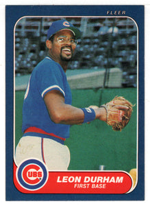 Leon Durham - Chicago Cubs (MLB Baseball Card) 1986 Fleer # 367 Mint