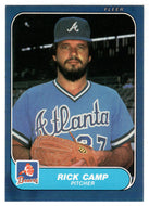 Rick Camp - Atlanta Braves (MLB Baseball Card) 1986 Fleer # 510 Mint