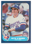 Pete O'Brien - Texas Rangers (MLB Baseball Card) 1986 Fleer # 568 Mint