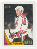 Pat Verbeek - New Jersey Devils (NHL Hockey Card) 1987-88 O-Pee-Chee # 6 N/M