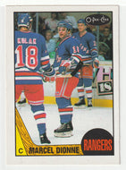 Marcel Dionne - New York Rangers (NHL Hockey Card) 1987-88 O-Pee-Chee # 129 N/M