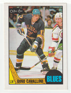 Gino Cavallini RC - St. Louis Blues (NHL Hockey Card) 1987-88 O-Pee-Chee # 146 N/M