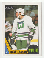 Dean Evason RC - Hartford Whalers (NHL Hockey Card) 1987-88 O-Pee-Chee # 166 N/M