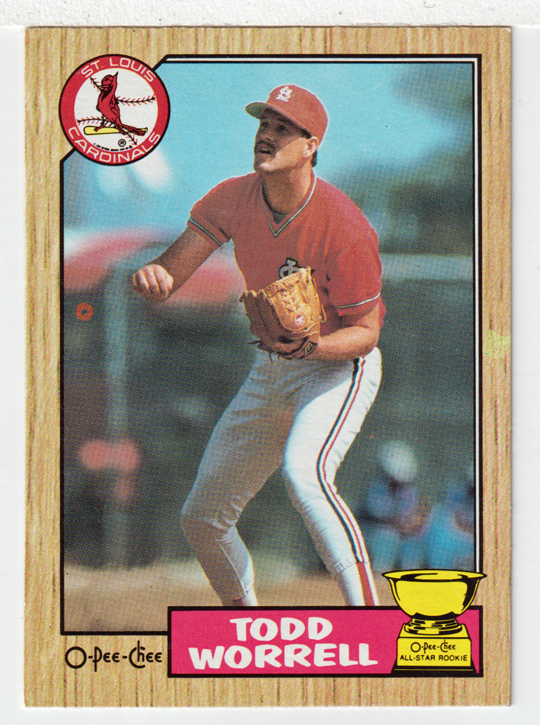 Todd Worrell - St. Louis Cardinals (MLB Baseball Card) 1987 O-Pee-Chee # 67 Mint