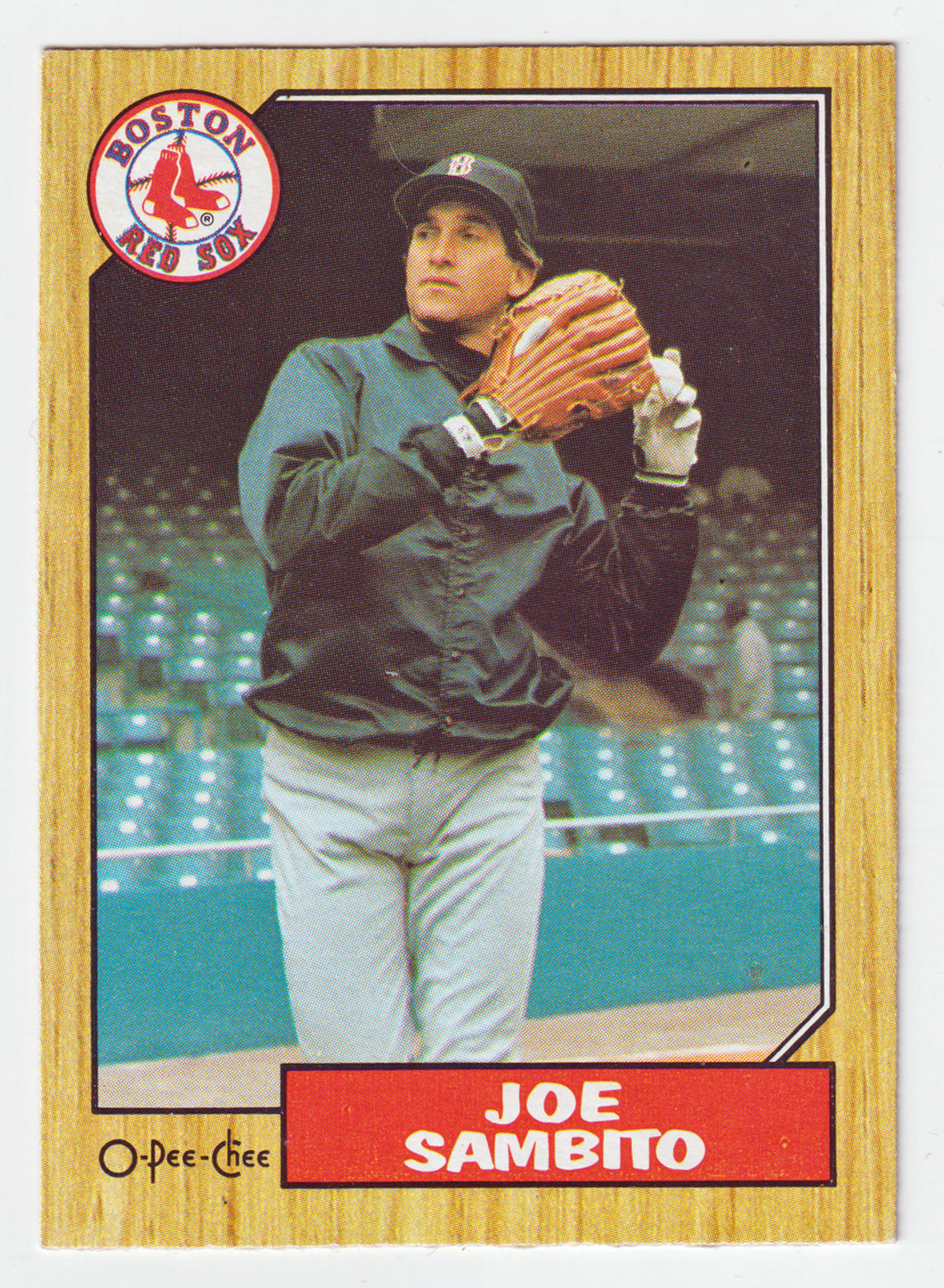 Joe Sambito - Boston Red Sox (MLB Baseball Card) 1987 O-Pee-Chee # 262 Mint