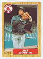 Joe Sambito - Boston Red Sox (MLB Baseball Card) 1987 O-Pee-Chee # 262 Mint