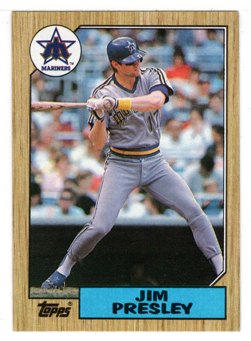 Jim Presley - Seattle Mariners (MLB Baseball Card) 1987 Topps # 45 Mint