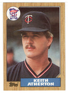 Keith Atherton - Minnesota Twins (MLB Baseball Card) 1987 Topps # 52 Mint
