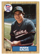 Mark Salas - Minnesota Twins (MLB Baseball Card) 1987 Topps # 87 Mint